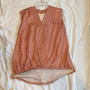 Anthropologie Women's Silky Top in Rust